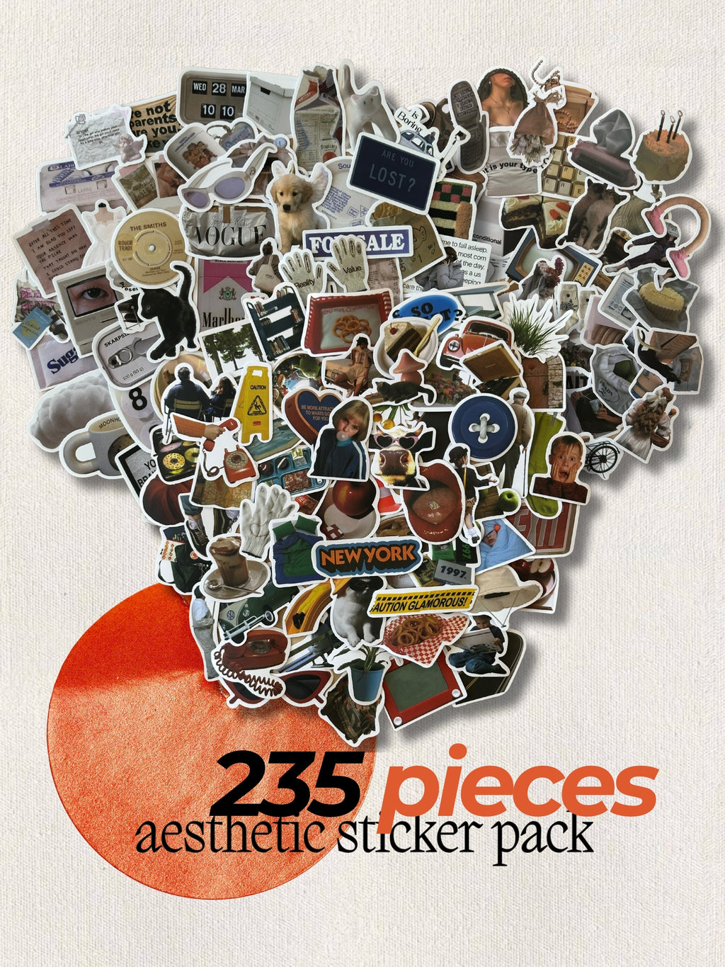 Aesthetic Sticker Pack for Junk Journals & Scrapbooking