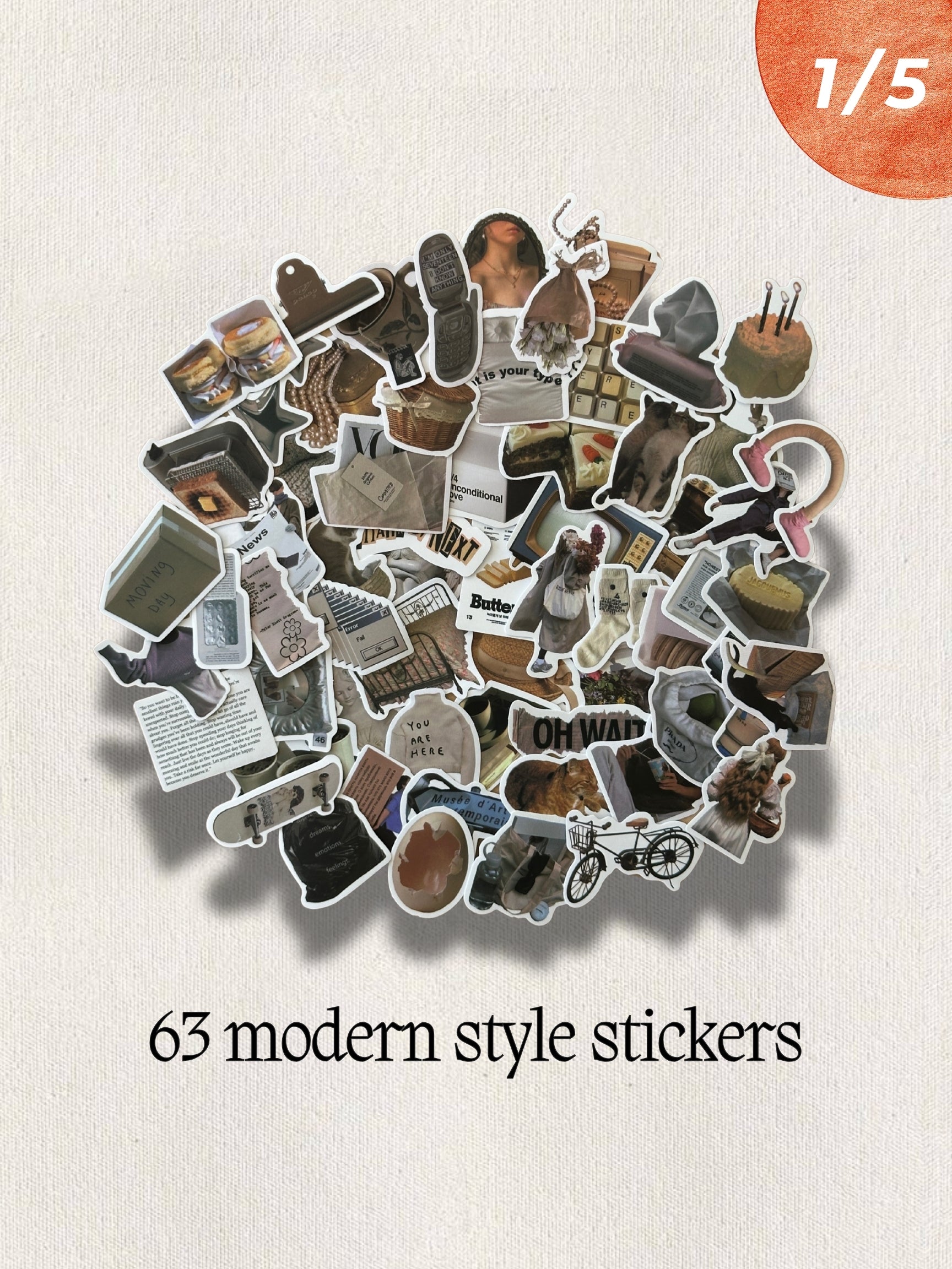 Aesthetic Sticker Pack for Junk Journals & Scrapbooking