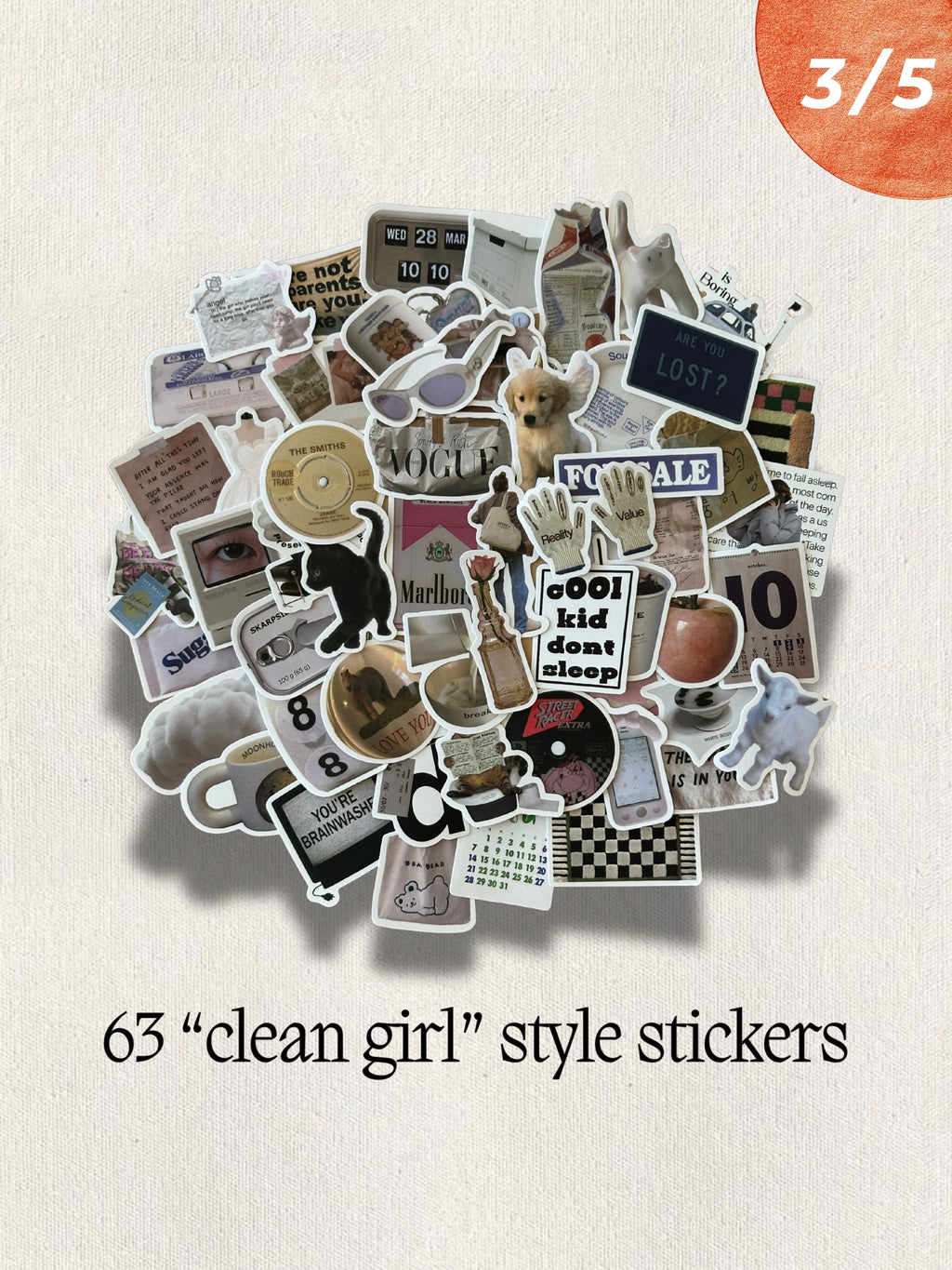 Aesthetic Sticker Pack for Junk Journals & Scrapbooking