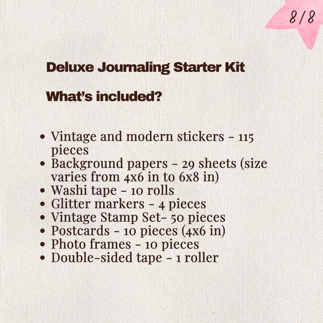 Deluxe Journaling Starter Kit