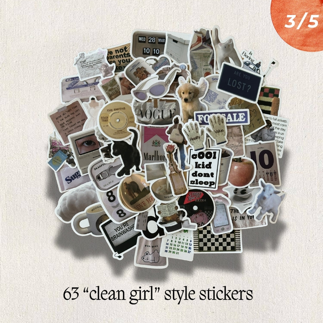 Aesthetic Sticker Pack for Journaling