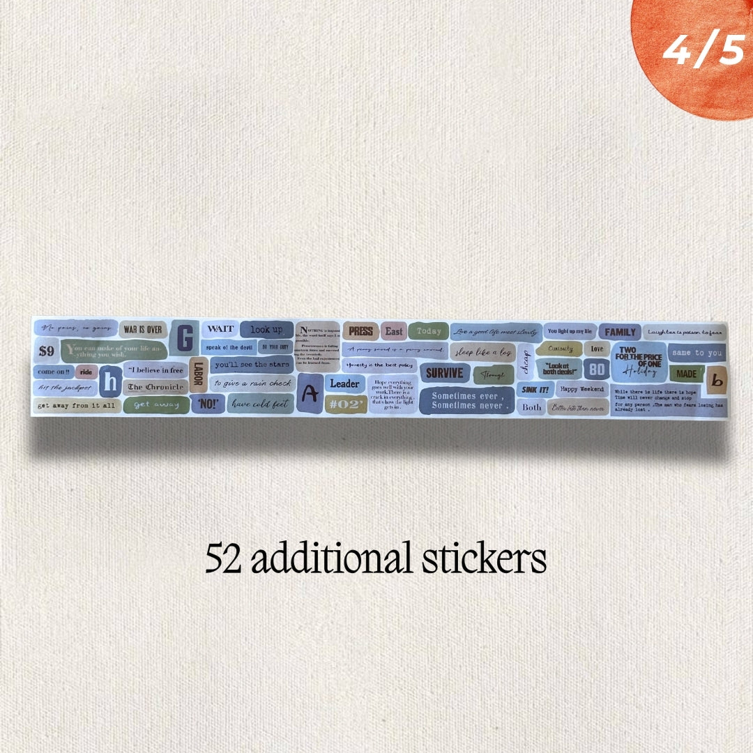 Aesthetic Sticker Pack for Journaling