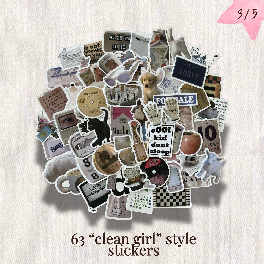 Aesthetic Sticker Pack for Journaling