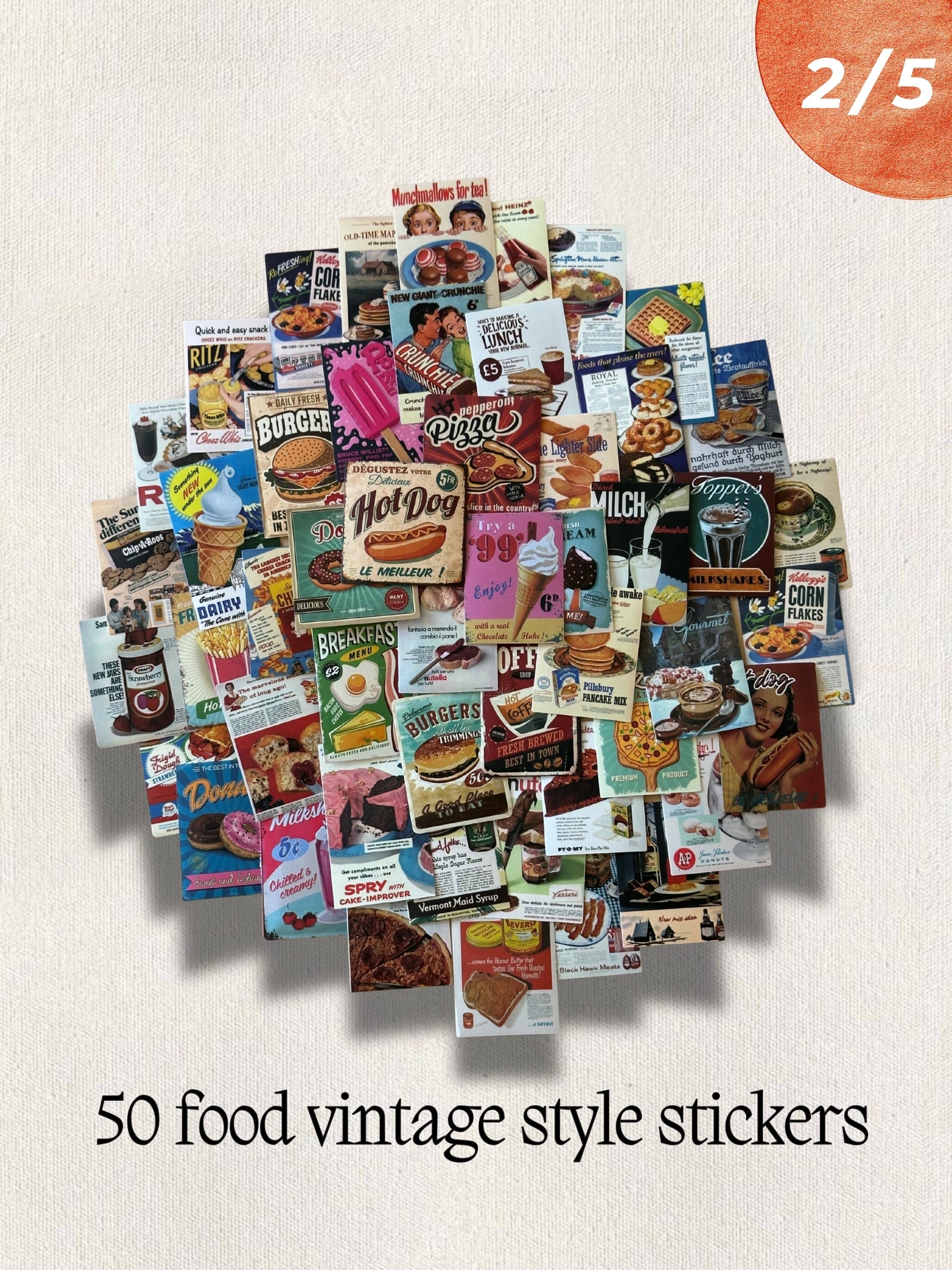 Vintage & Ephemera Sticker Pack for Junk Journals & Scrapbooking