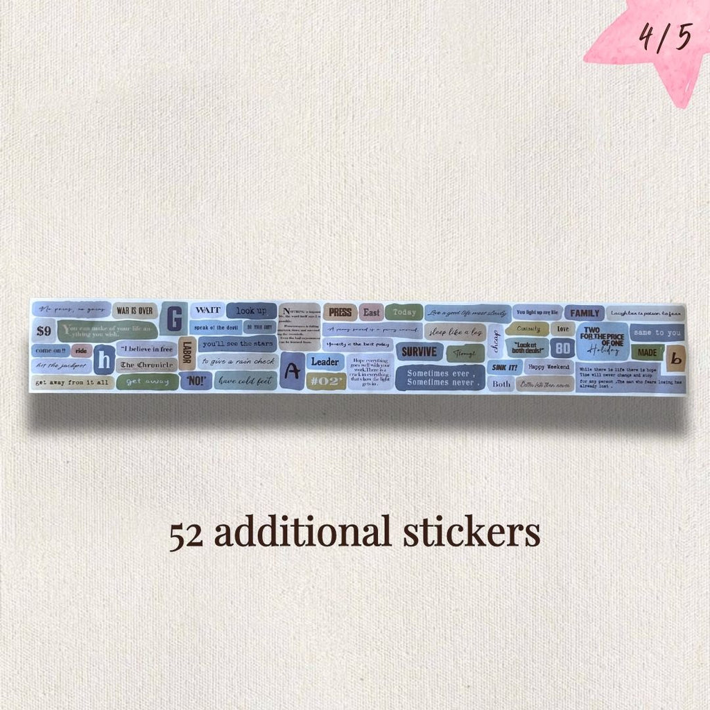 Aesthetic Sticker Pack for Journaling