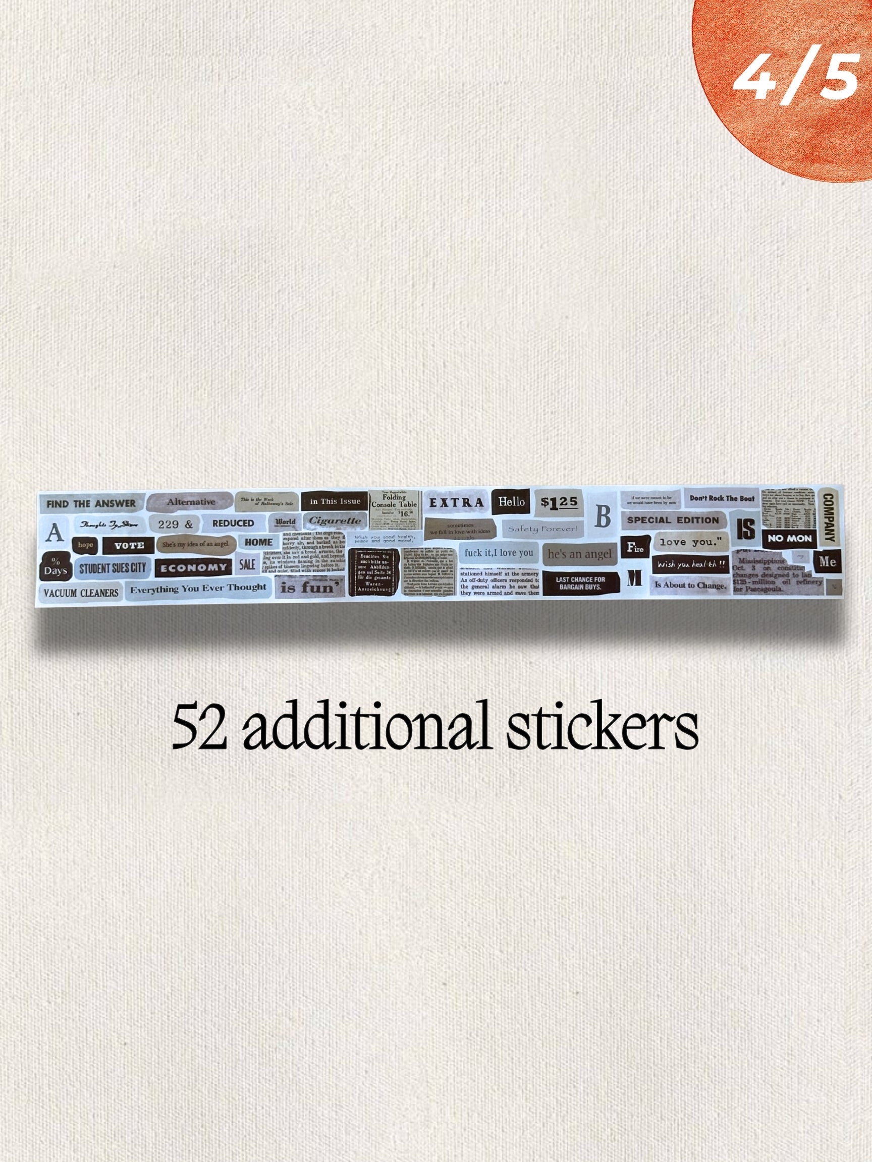 Vintage & Ephemera Sticker Pack for Junk Journals & Scrapbooking