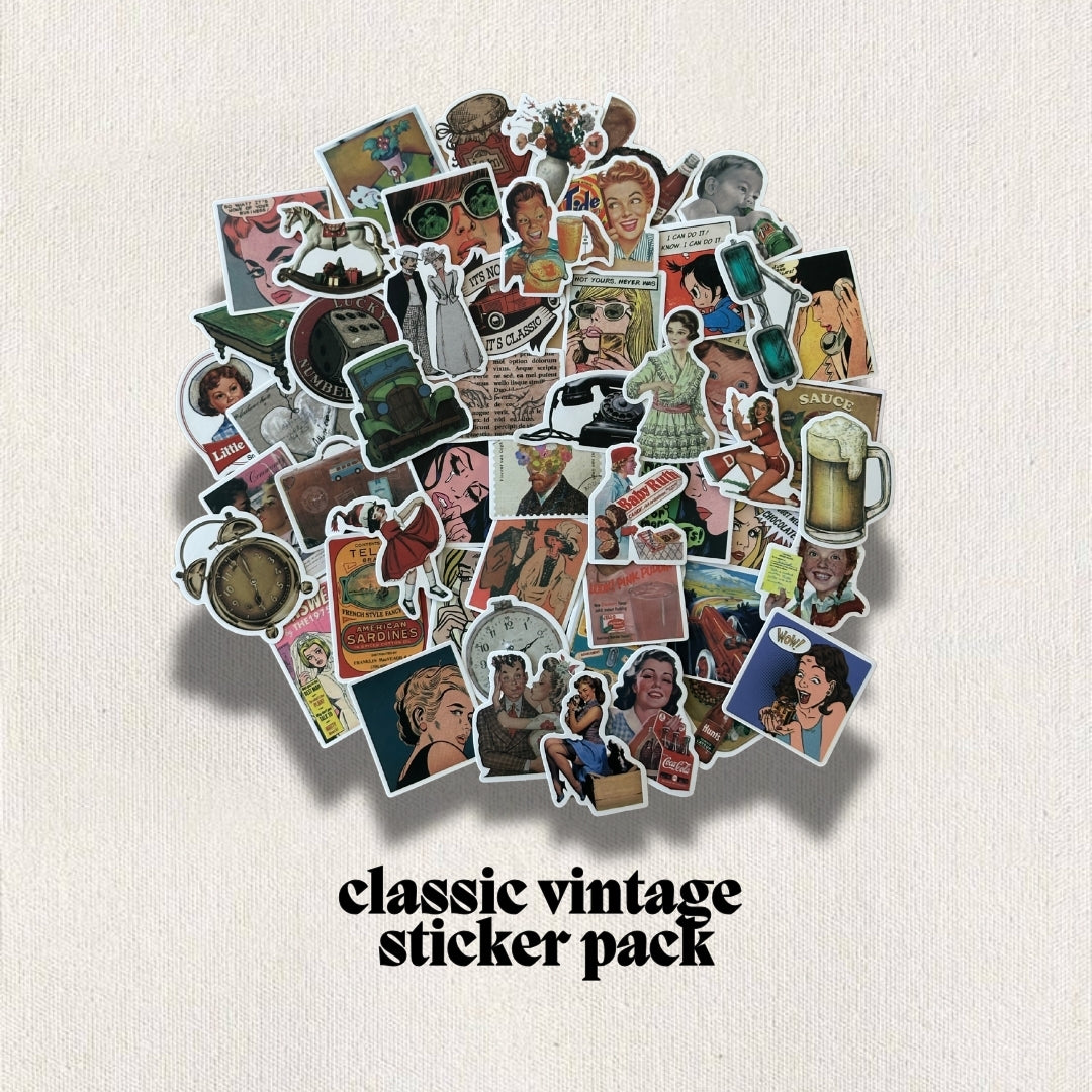Classic Vintage Sticker Pack