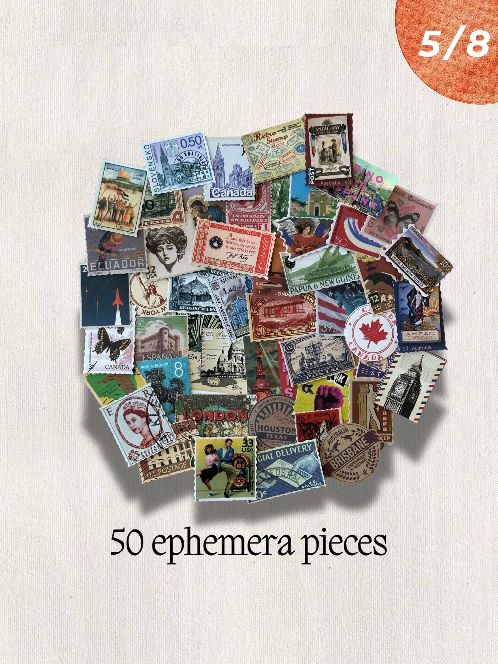 Premium 229 Piece Junk Journal & Scrapbooking Starter Kit