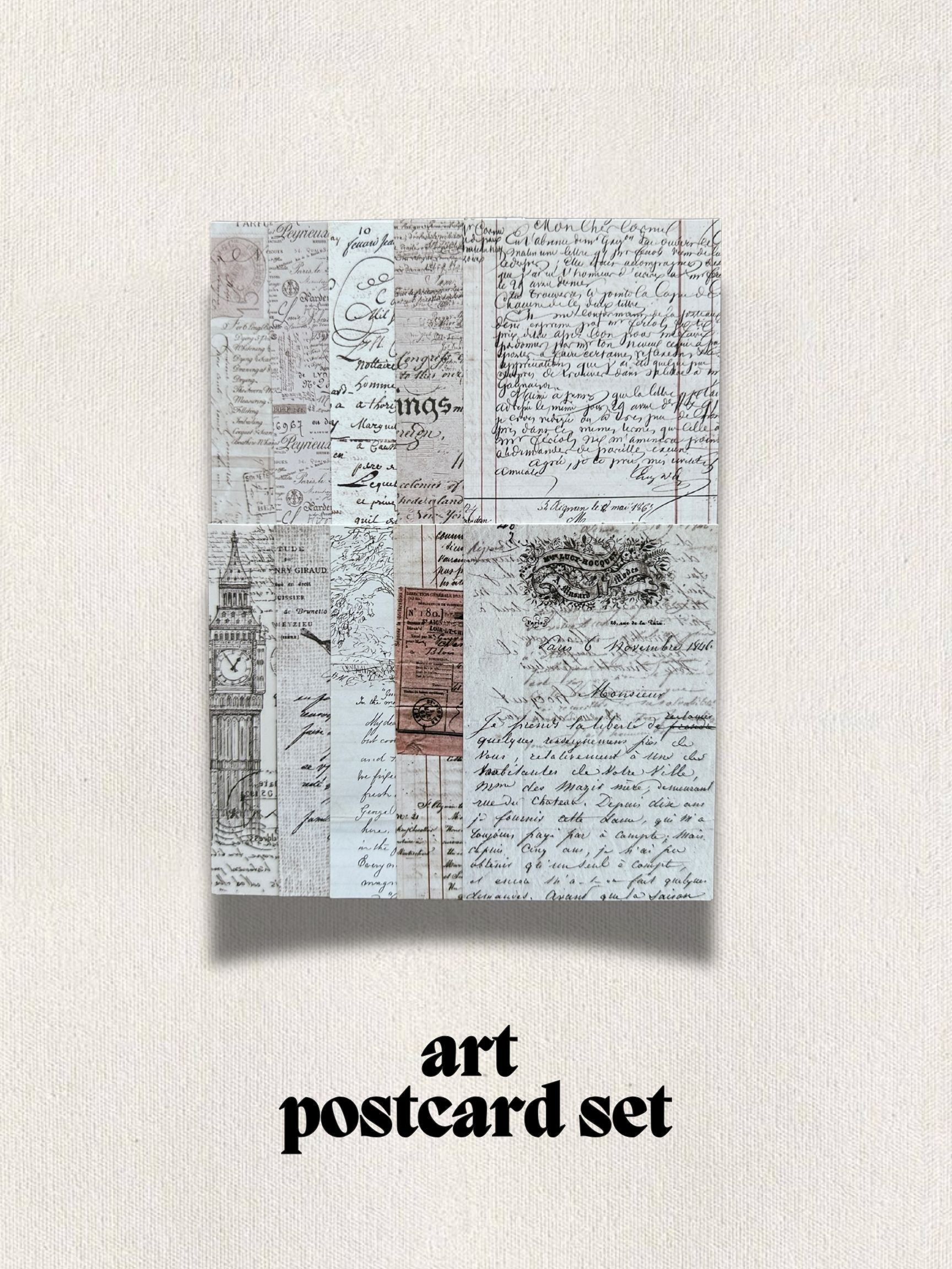 Art Postcard Collection Set of 10