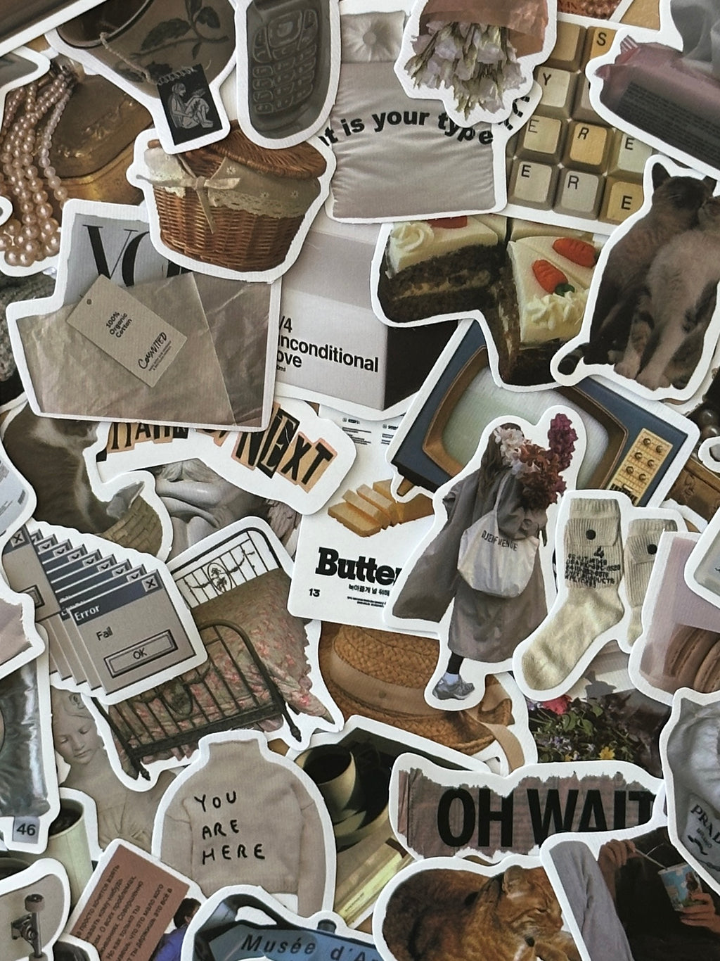 Modern Aesthetic Sticker Pack 63 Designs