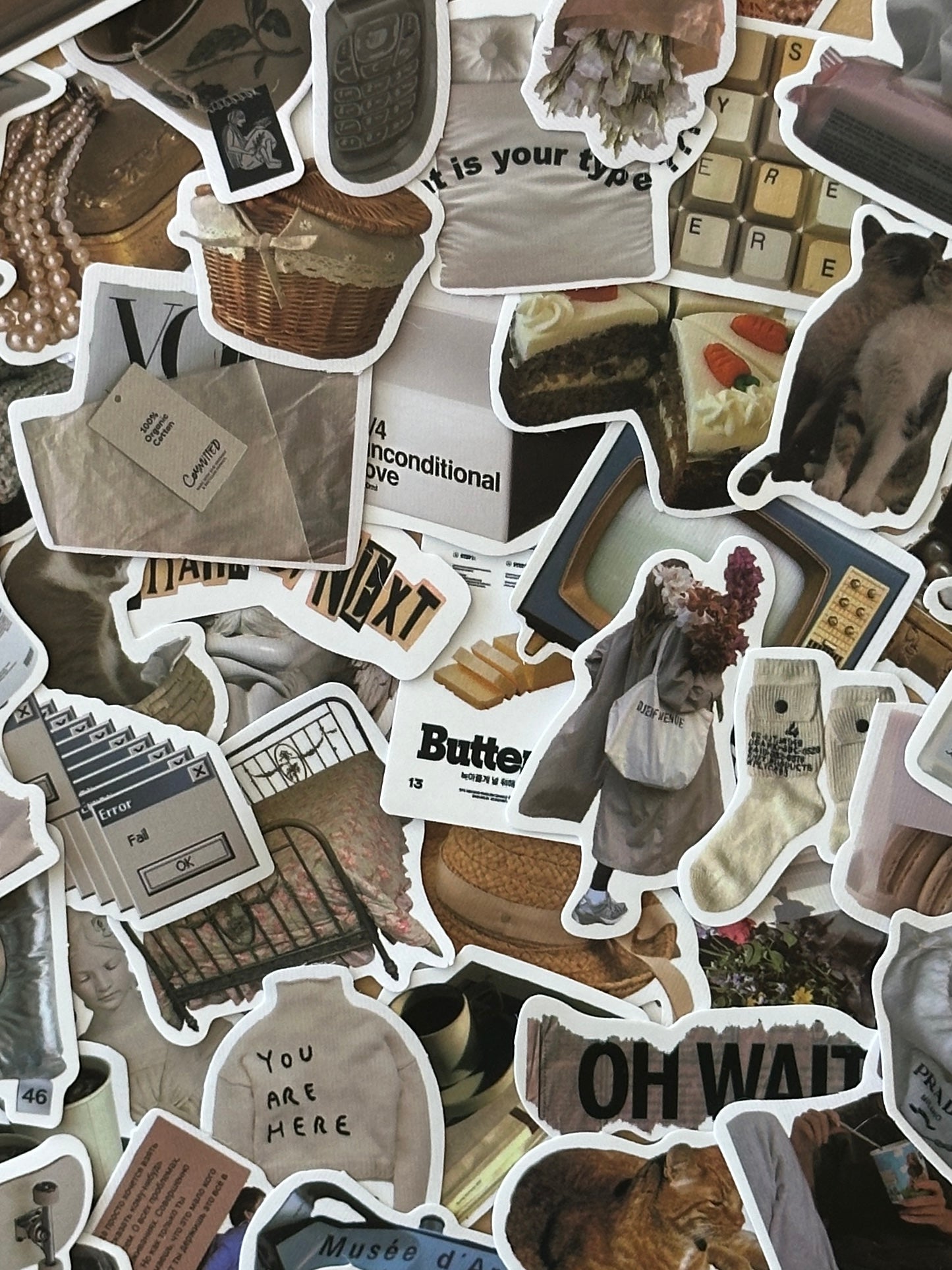 Modern Aesthetic Sticker Pack 63 Designs