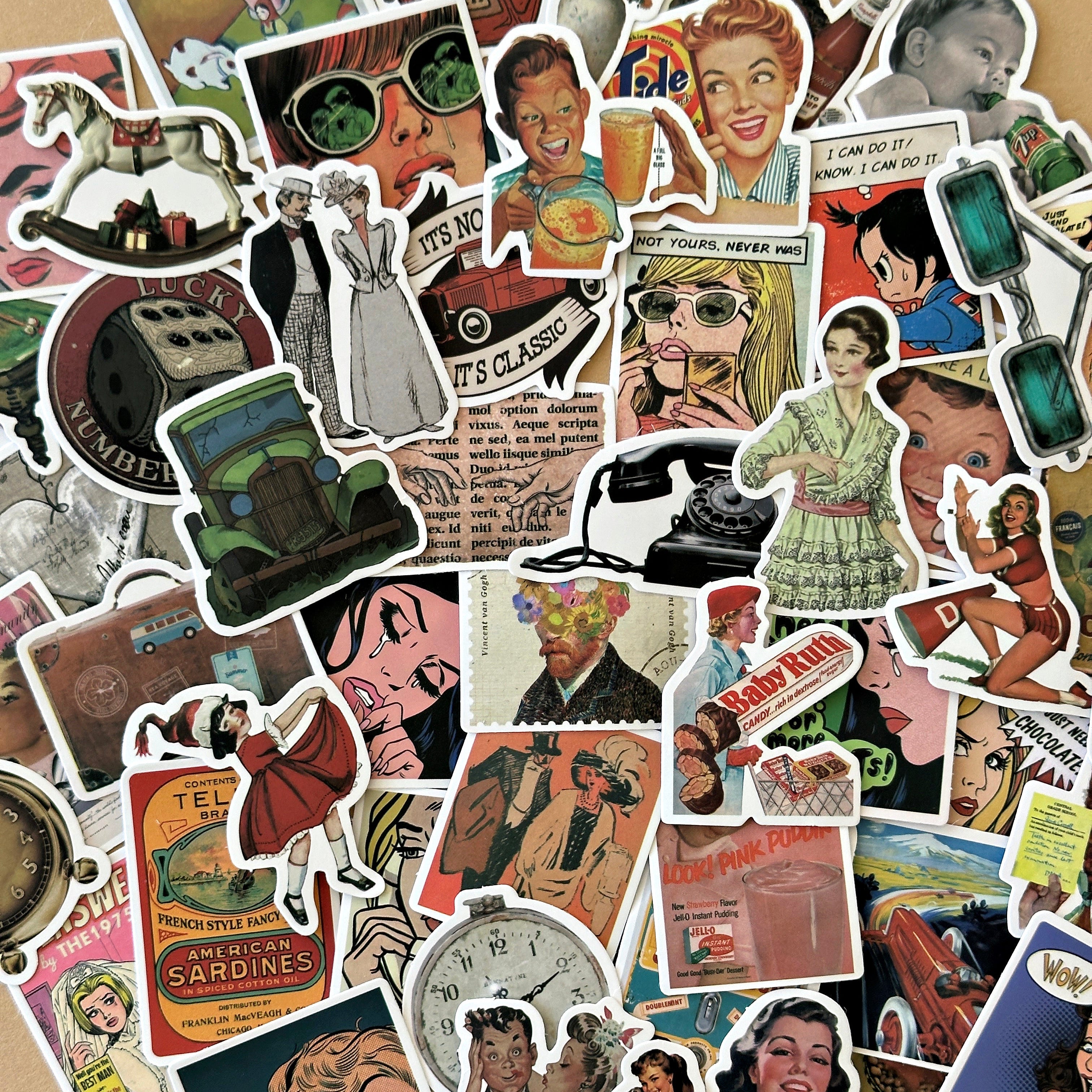 Classic Vintage Sticker Pack
