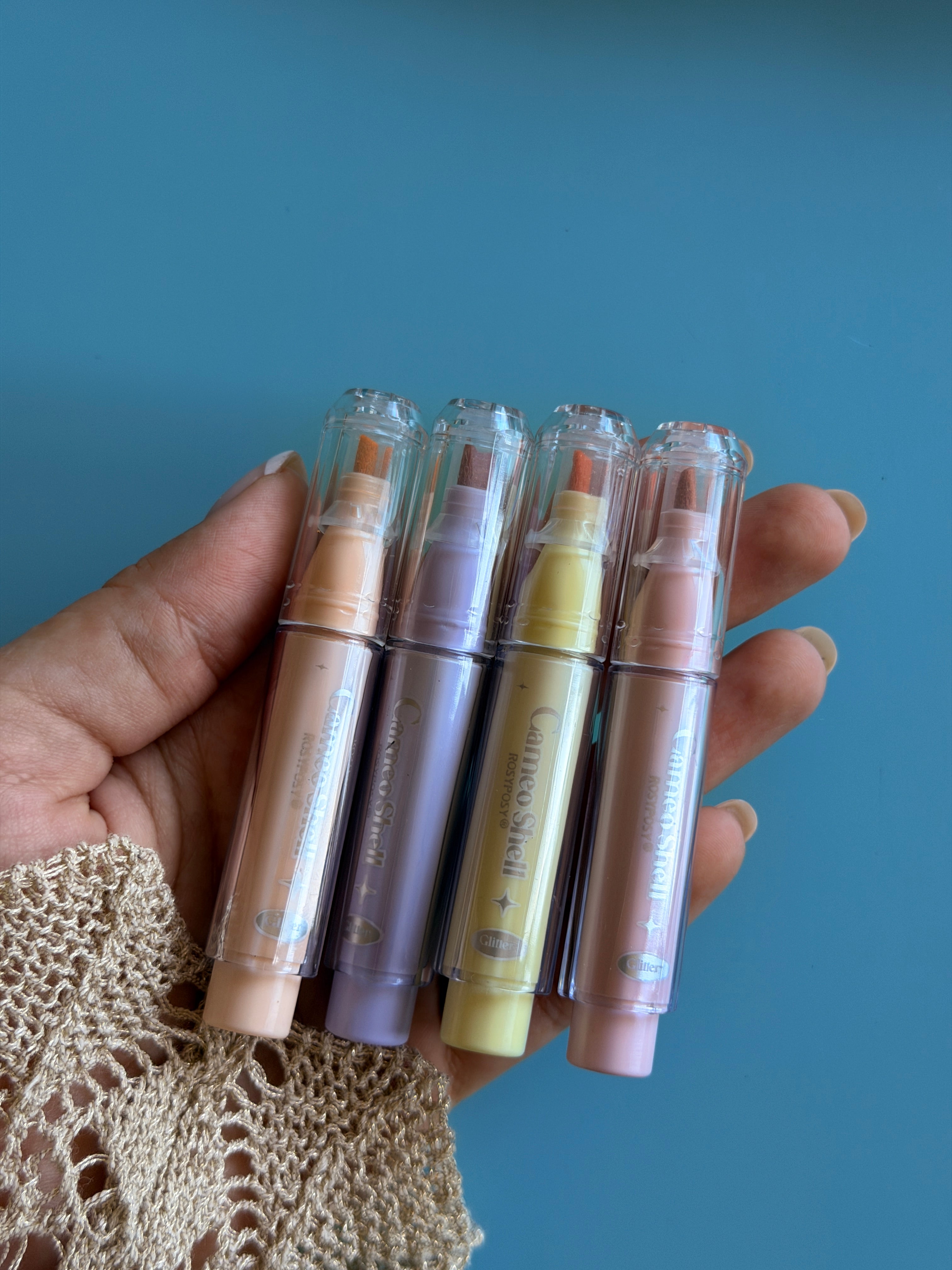 Glitter Accent Marker Set 4 Colors