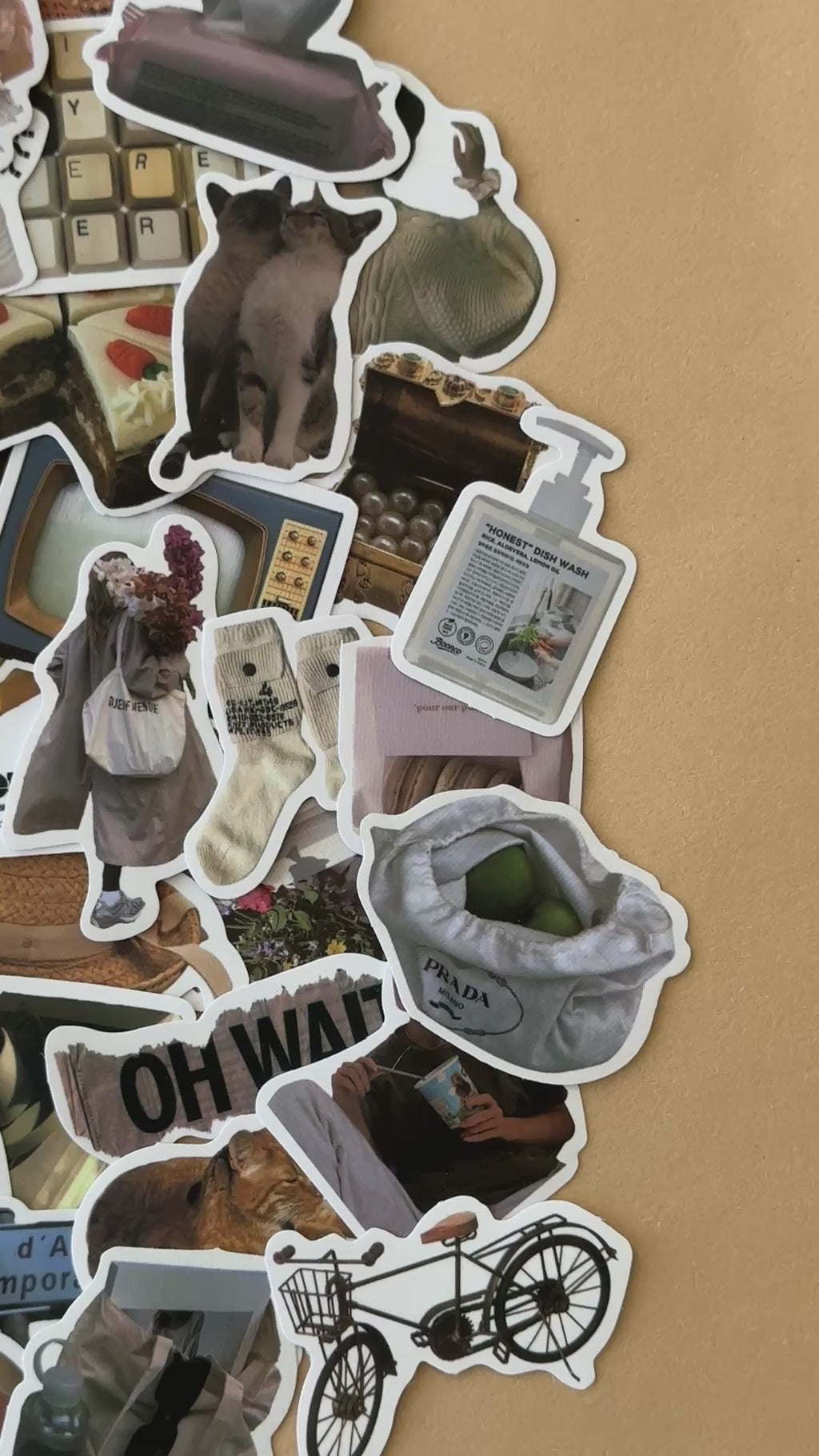 Modern Aesthetic Sticker Pack 63 Designs