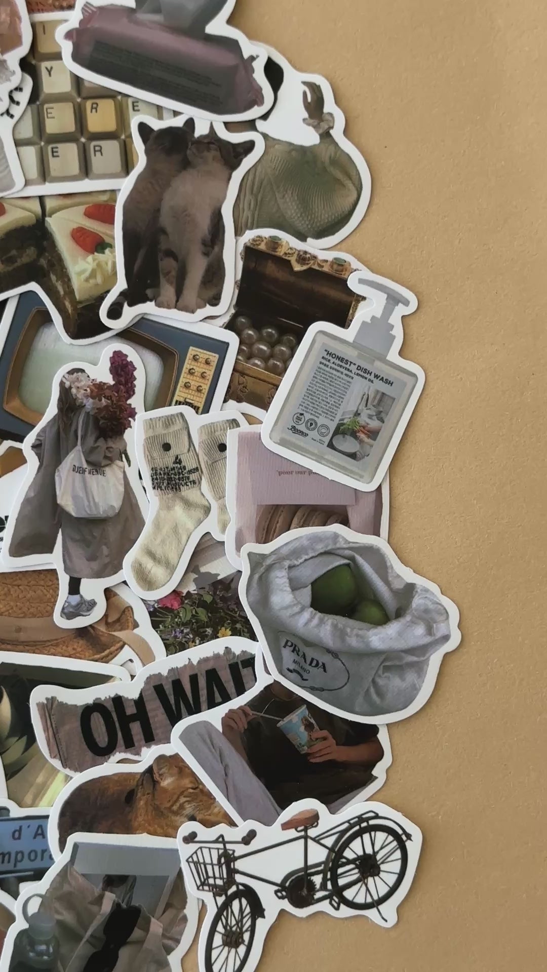 Modern Aesthetic Sticker Pack 63 Designs